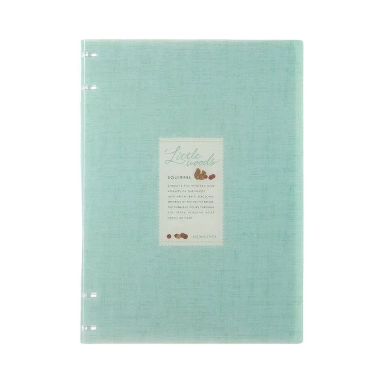 Kokuyo Little Woods 4 Holes Binder Note B5 40 Sheets