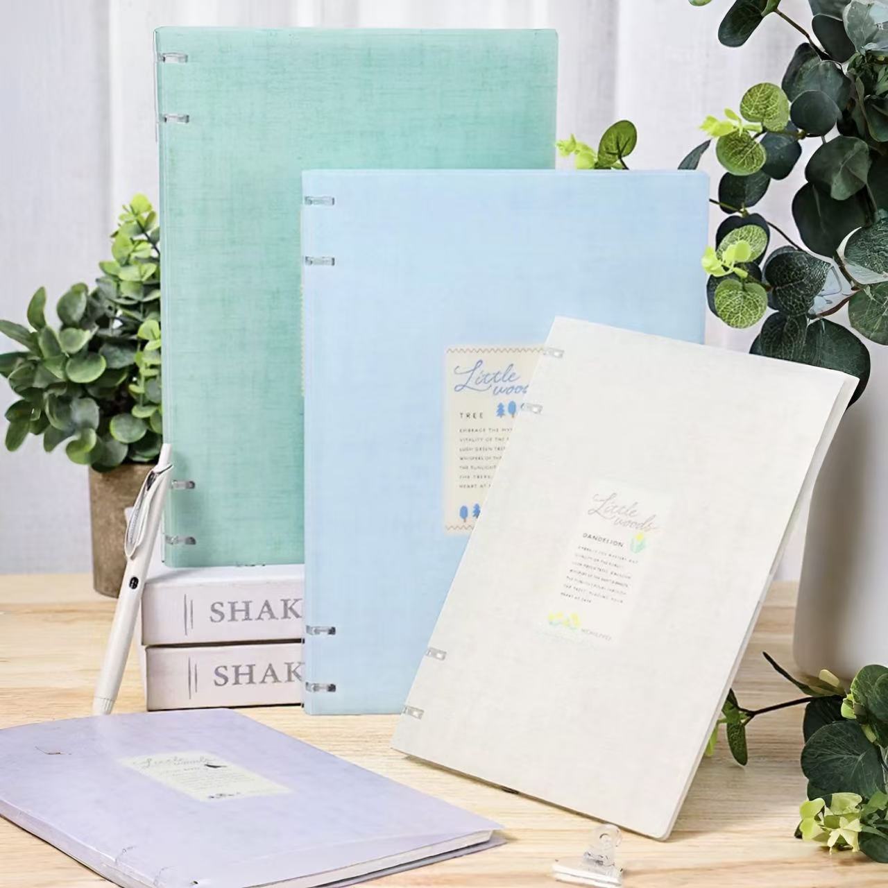 Kokuyo Little Woods 4 Holes Binder Note B5 40 Sheets