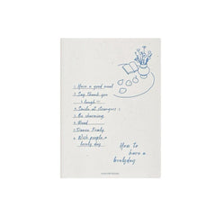 "Lovely Day" A5 Lined Notebook 44 Sheets Assorted