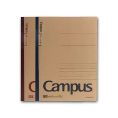 Kokuyo Campus Kraft Cover B5 8mm 26 Dotted Lines Notebook Assorted