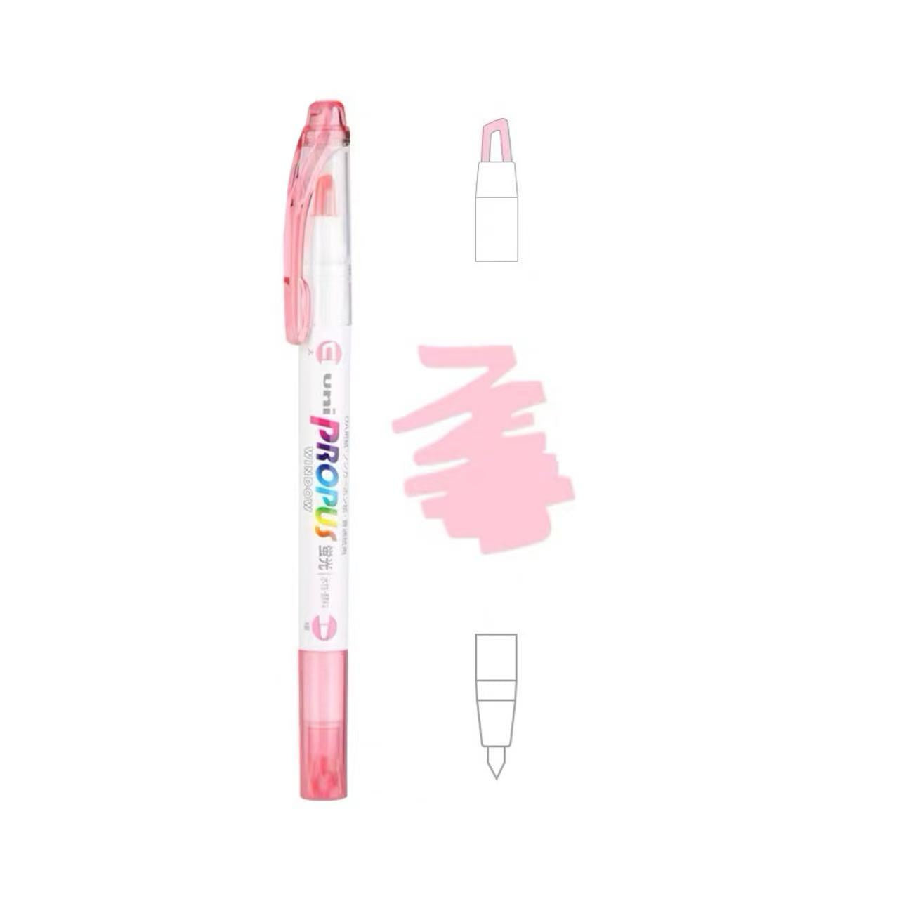 uni Propus Window Double-Sided Highlighter 4.0mm/0.6mm