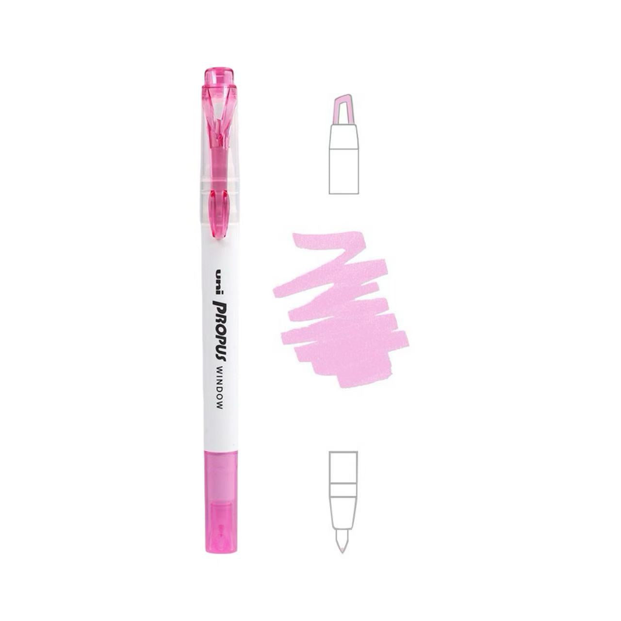 uni Propus Window Double-Sided Highlighter 4.0mm/0.6mm