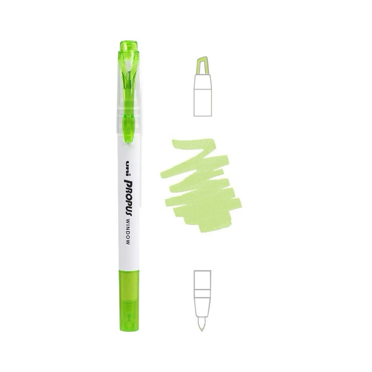 uni Propus Window Double-Sided Highlighter 4.0mm/0.6mm