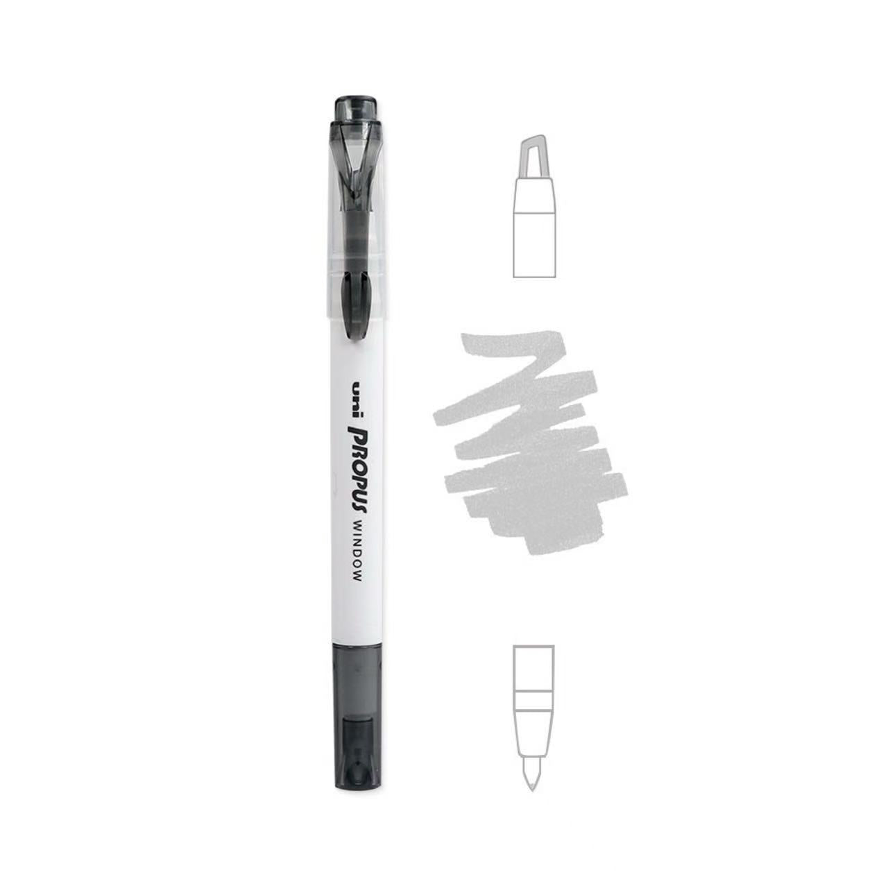 uni Propus Window Double-Sided Highlighter 4.0mm/0.6mm