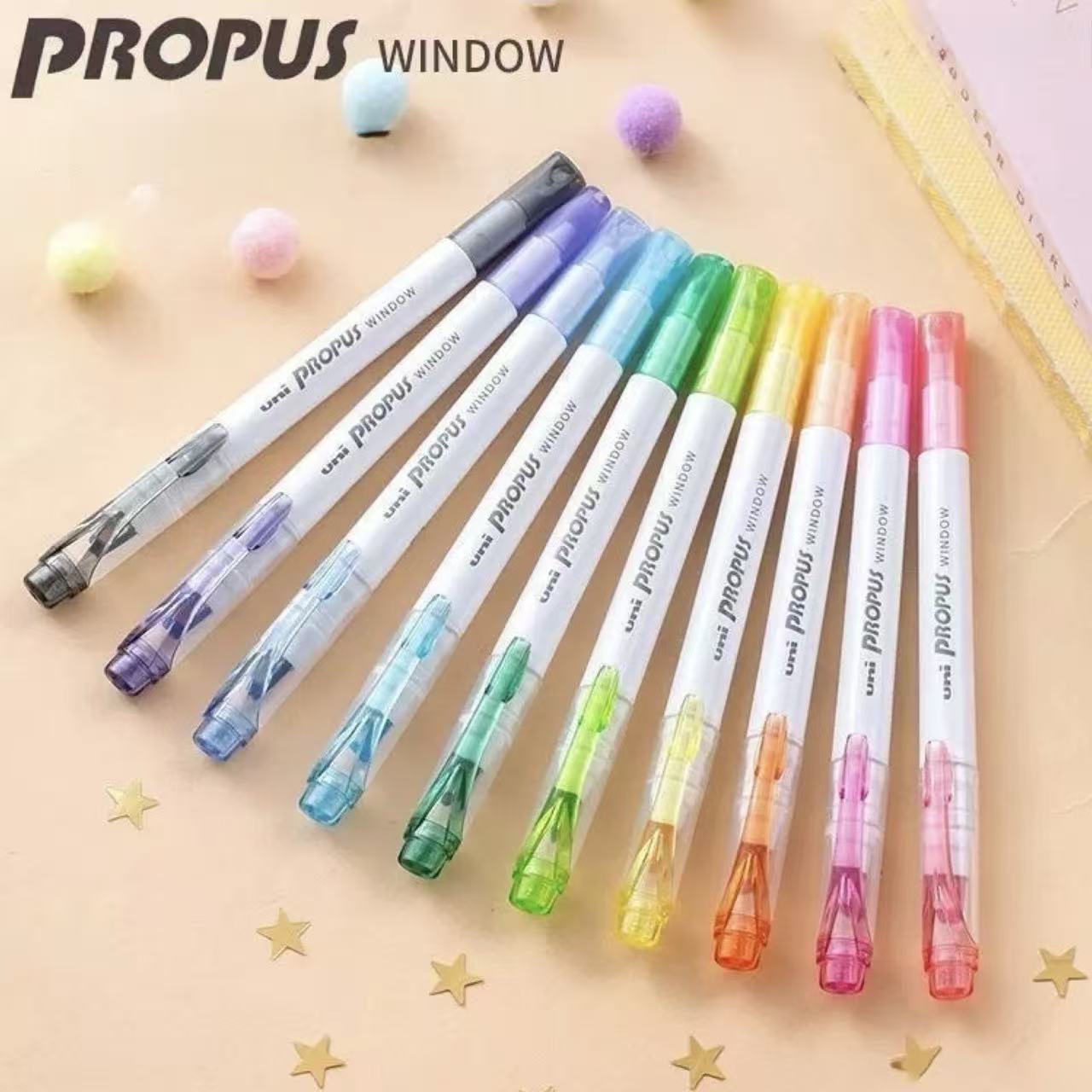 uni Propus Window Double-Sided Highlighter 4.0mm/0.6mm