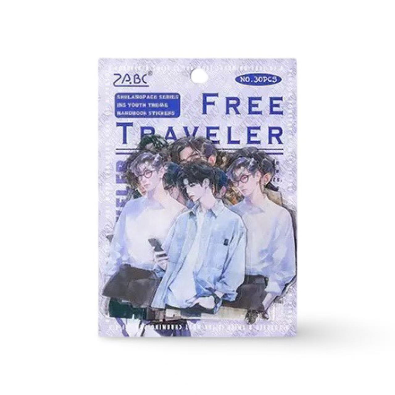 Free Traveller PET Waterproof Stickers  30pcs