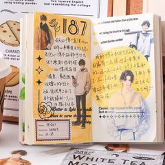 White Tea Moonlight PET Waterproof Stickers 30pcs
