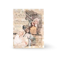 Morning Twilight PET Waterproof Stickers 10pcs – Amber Whisper