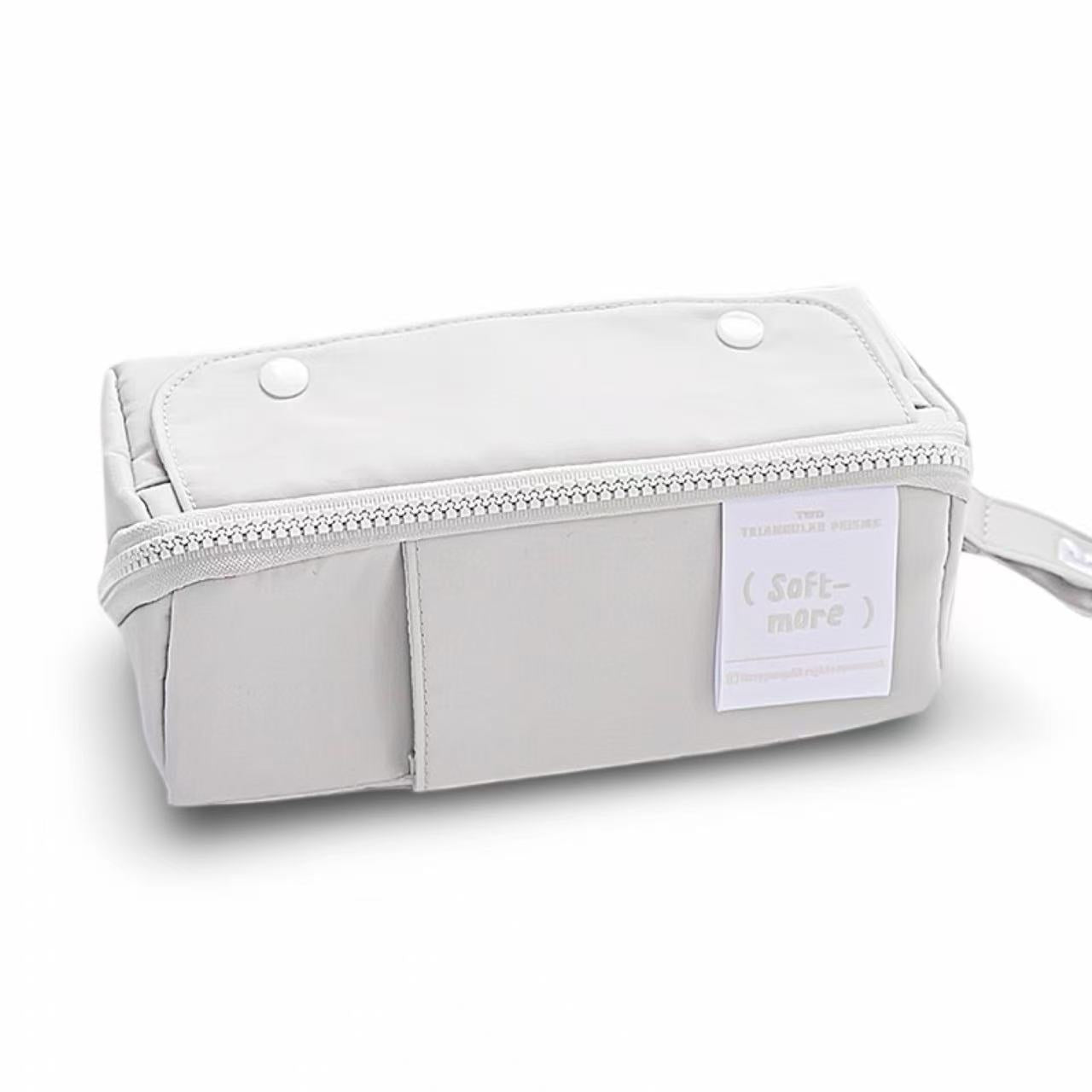 Rosyposy Prism Series Large Capacity Pencil Case – Grey