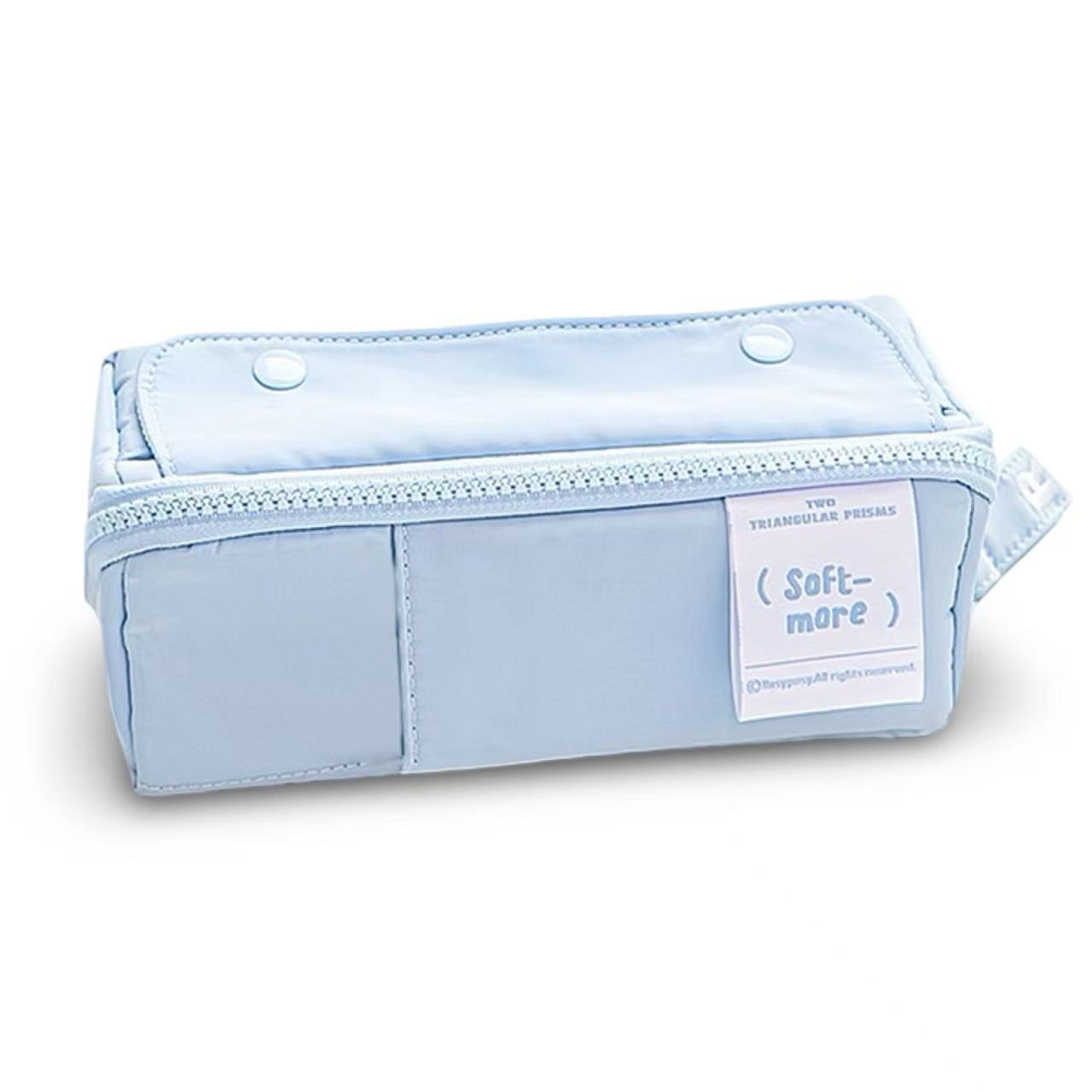 Rosyposy Prism Series Large Capacity Pencil Case – Blue
