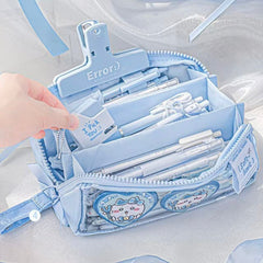 Rosyposy Prism Ballet Series Gloss Satin Pencil Case – Blue