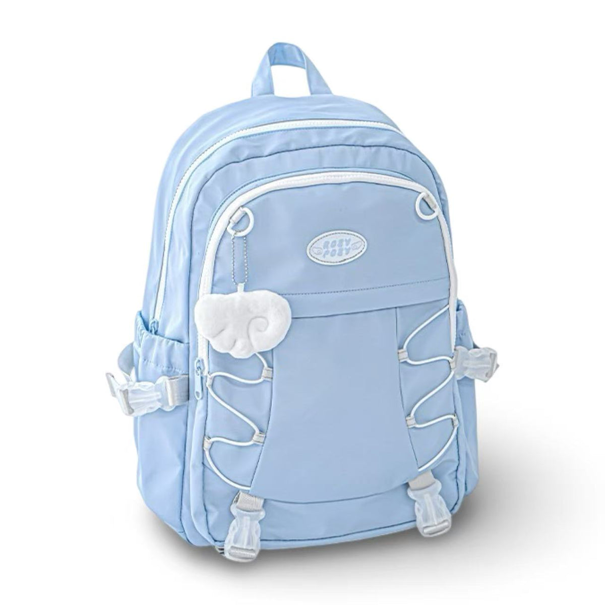 RosyPosy WingWing Series Backpack with Keychain – Blue