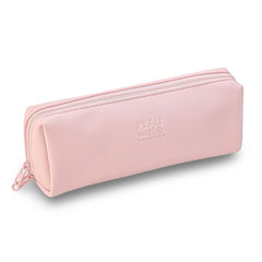 Planwith Soft Leather Wide-Open Pencil Case – Pink