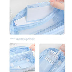 Planwith 3D Multi-Compartment Pencil Case - Blue
