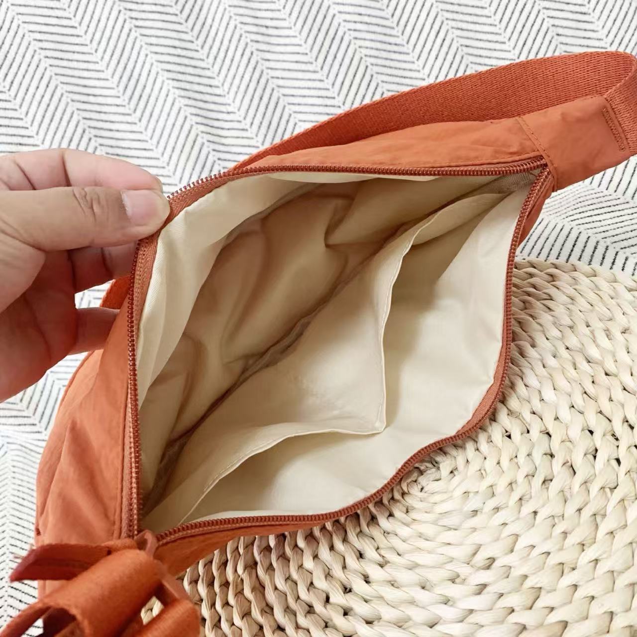 Minimalist Dumpling Crossbody Bag