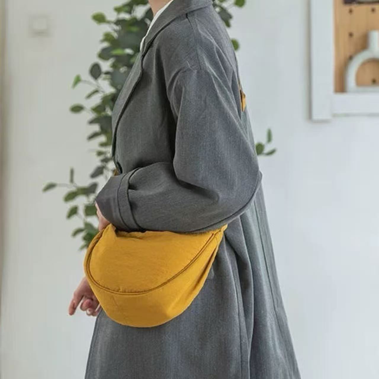 Minimalist Dumpling Crossbody Bag