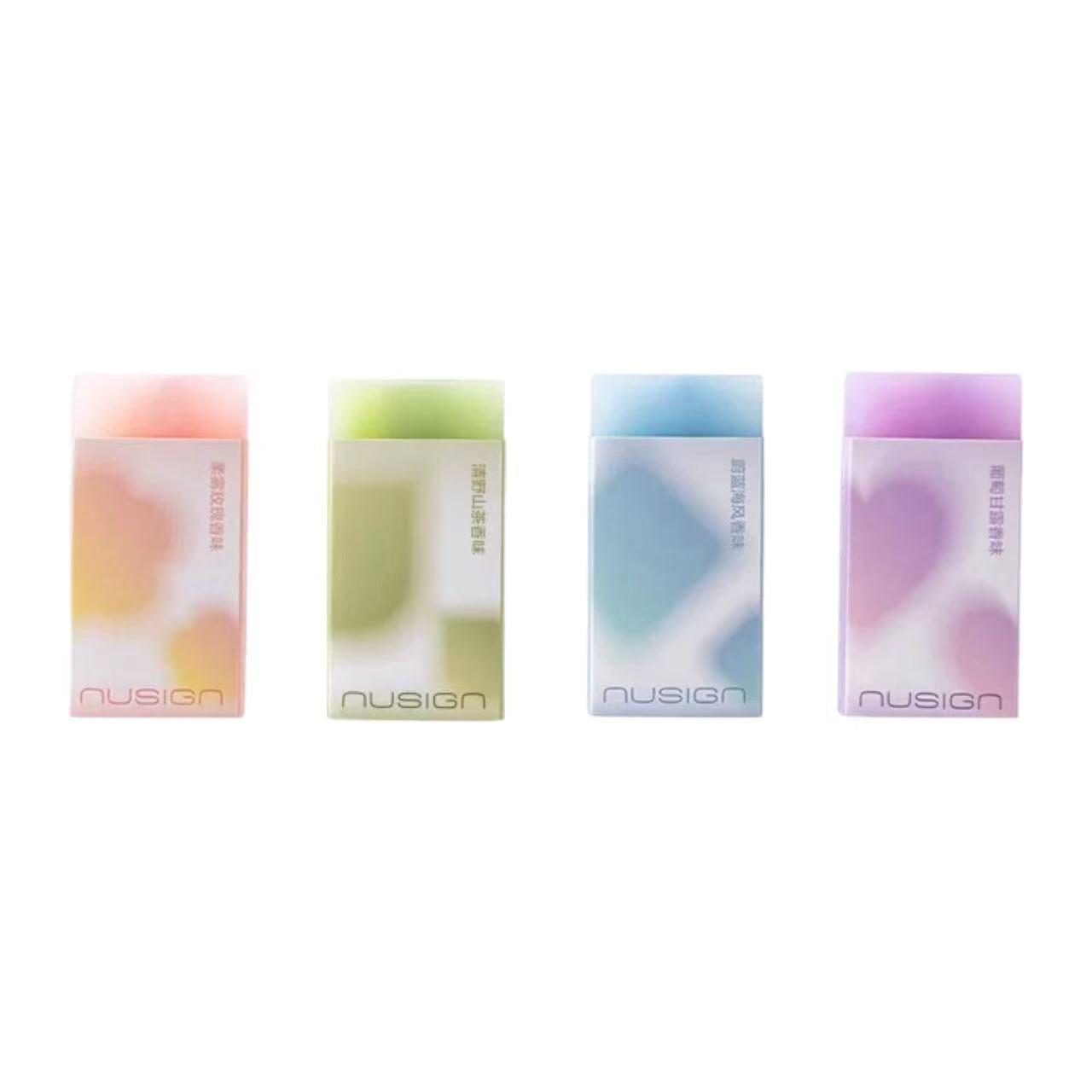 NUSIGN Scented Gradient Eraser Assorted