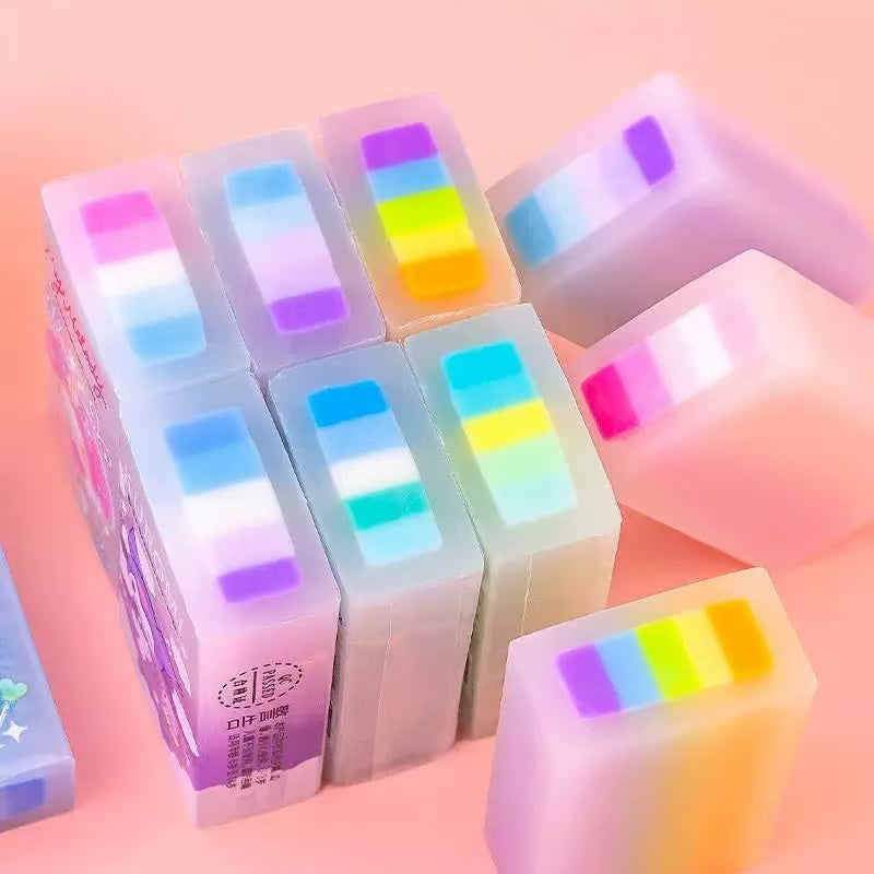 My Melody Rainbow Jelly Layer Eraser Assorted