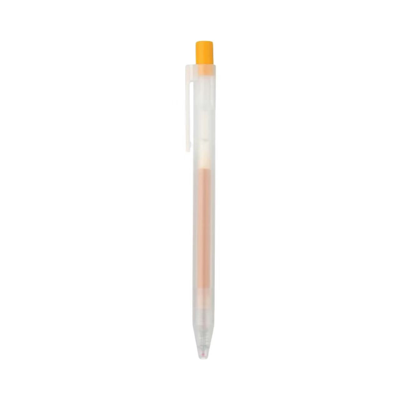 MUJI Smooth Gel Pen 0.5mm Yellow