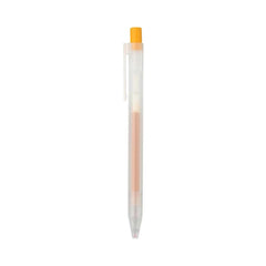 MUJI Smooth Gel Pen 0.5mm Yellow