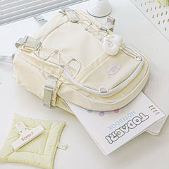 RosyPosy WingWing Series Backpack with Keychain – Cheese