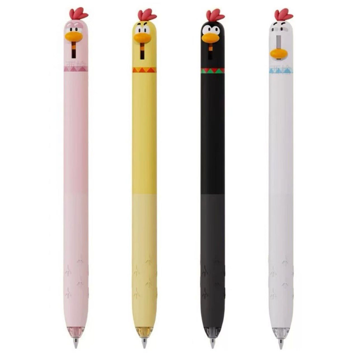 DOMI Chick Head Quick-Dry Ink Gel Pen 0.5mm Black Ink Assorted