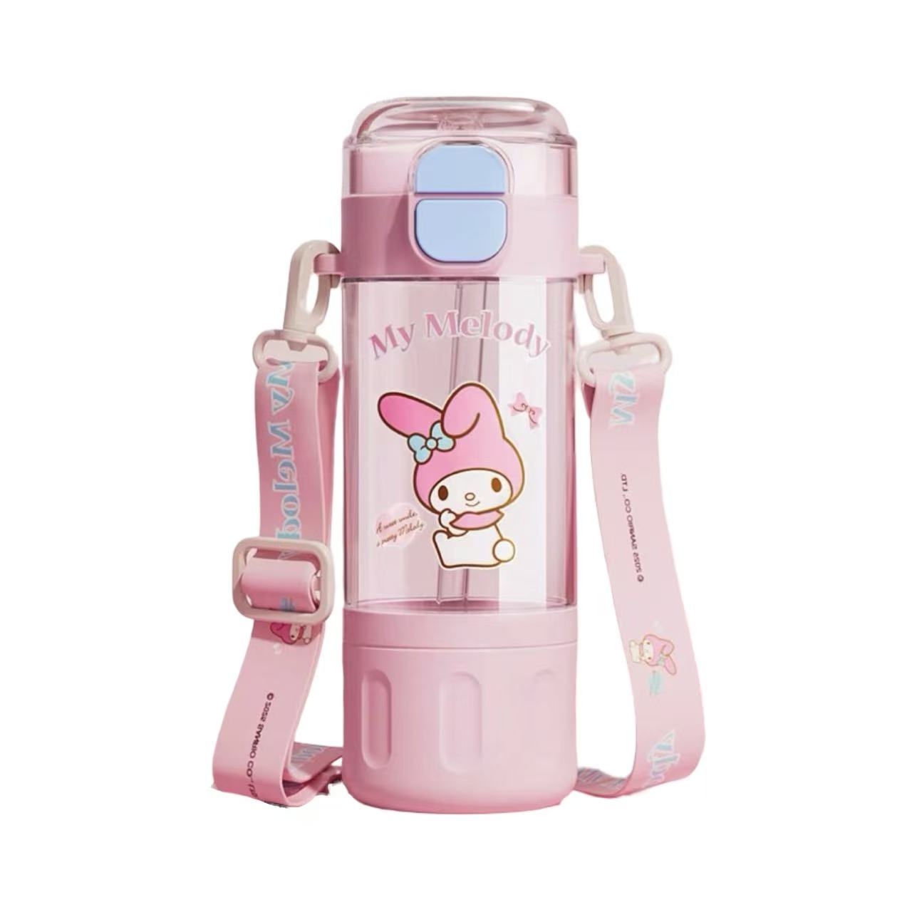Sanrio Double-Drink Plastic Water Bottle 580 ml – My Melody