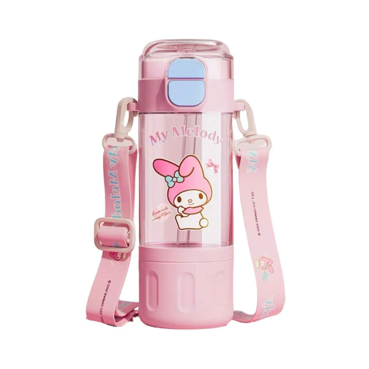 Sanrio Double-Drink Plastic Water Bottle 580 ml – My Melody