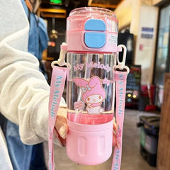 Sanrio Double-Drink Plastic Water Bottle 580 ml – My Melody