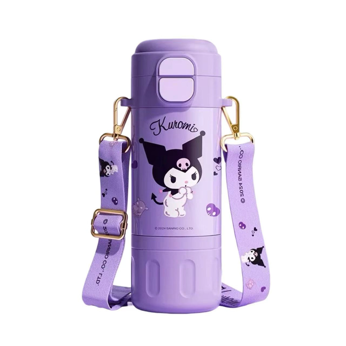 Sanrio Insulated Stainless Steel Water Bottle 480ml - Kuromi