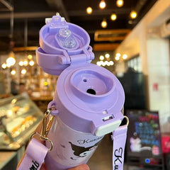 Sanrio Insulated Stainless Steel Water Bottle 480ml - Kuromi