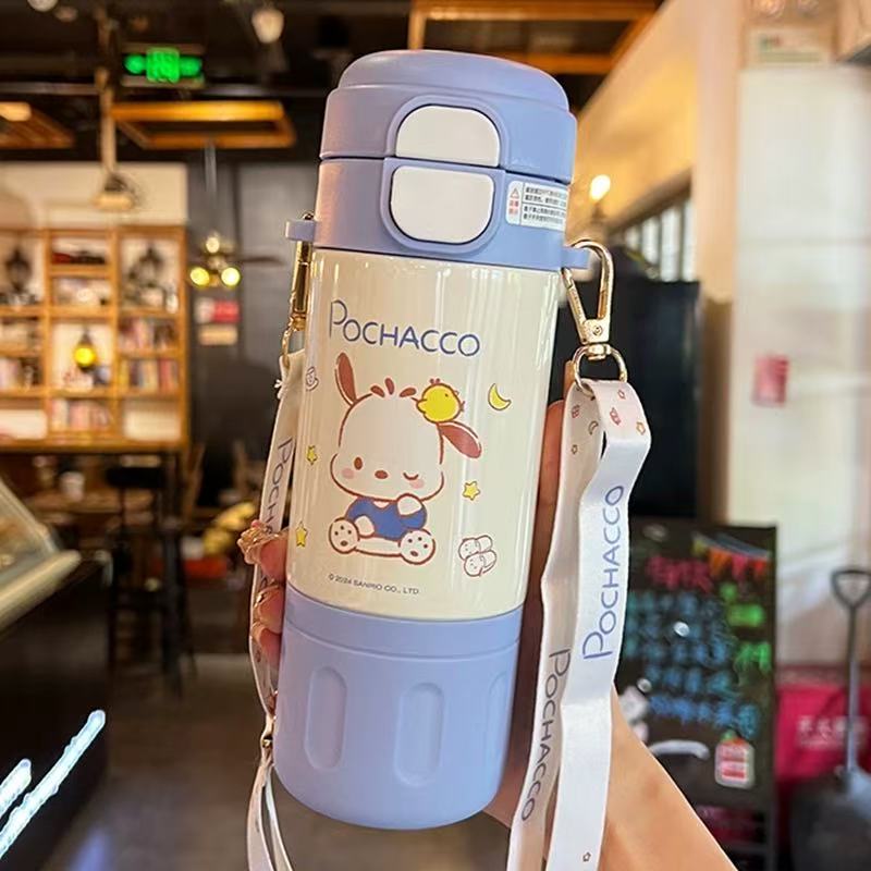 Sanrio Insulated Stainless Steel Water Bottle 480ml - Pochacco