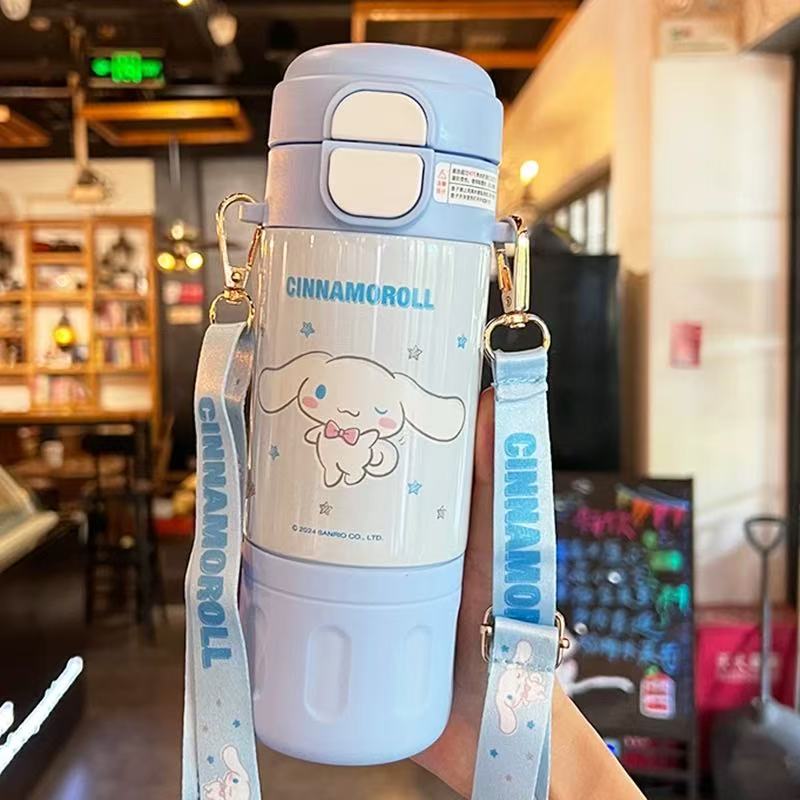 Sanrio Insulated Stainless Steel Water Bottle 480ml - Cinnamoroll