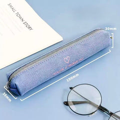 Slim Canvas Pencil Case