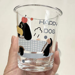 Dachshund Glass Cup 400ml