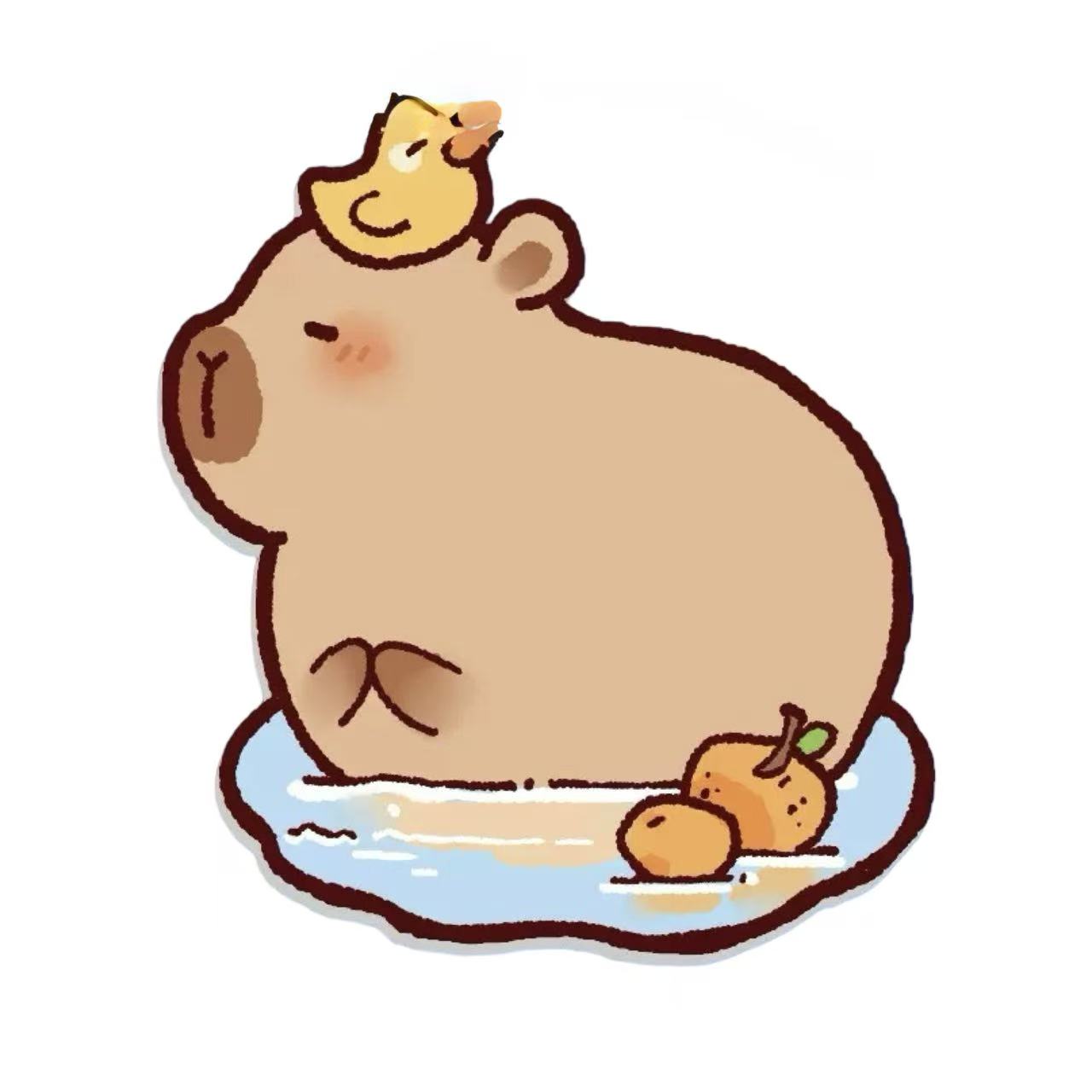 Capybara Relax Series Sticky Notes 30 Sheets
