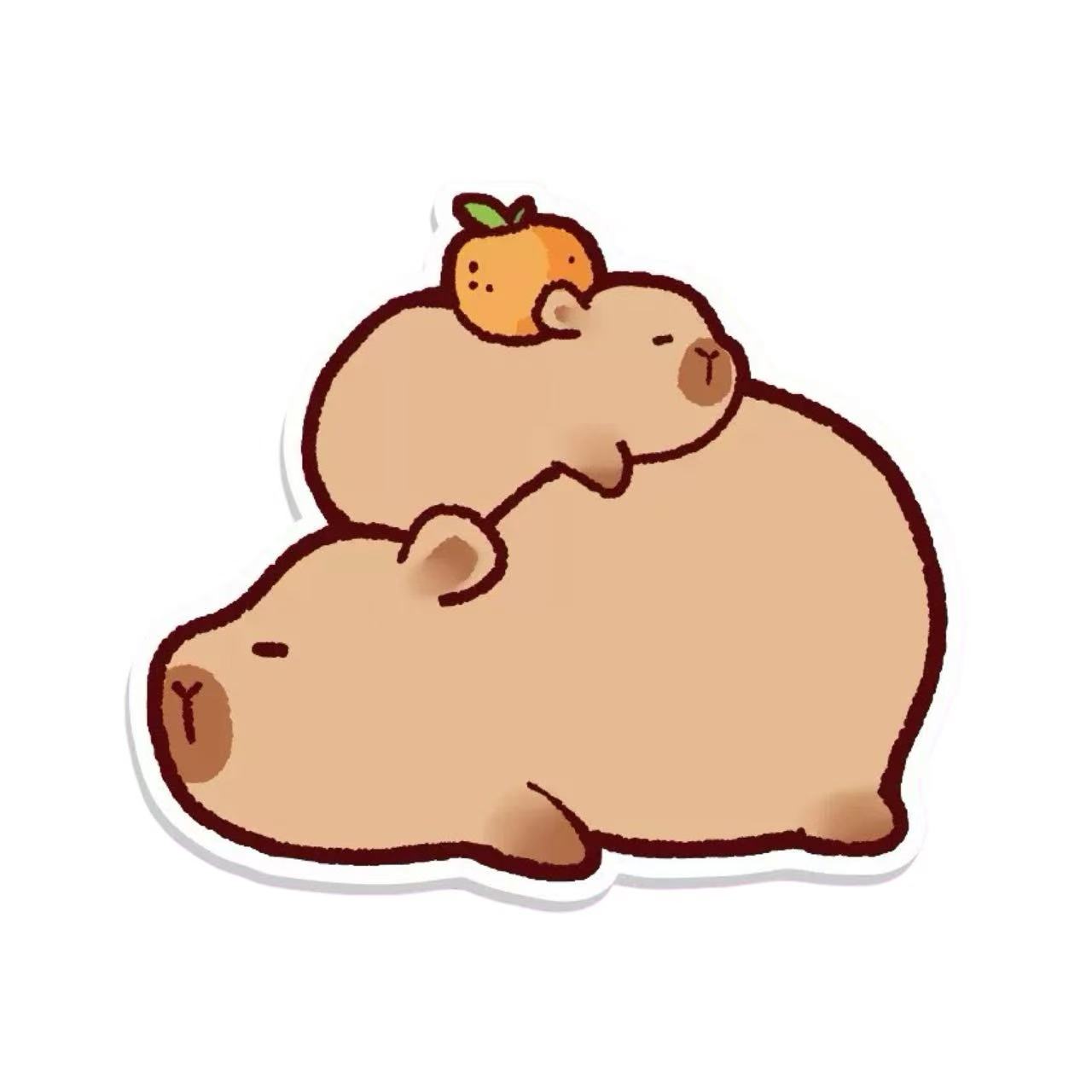 Capybara Relax Series Sticky Notes 30 Sheets