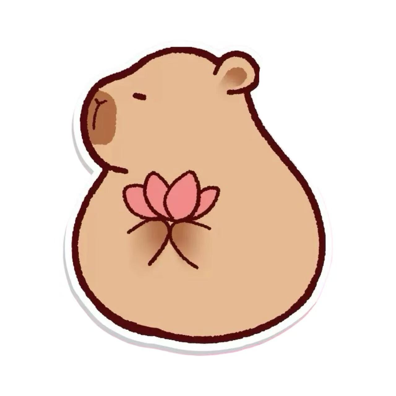 Capybara Relax Series Sticky Notes 30 Sheets