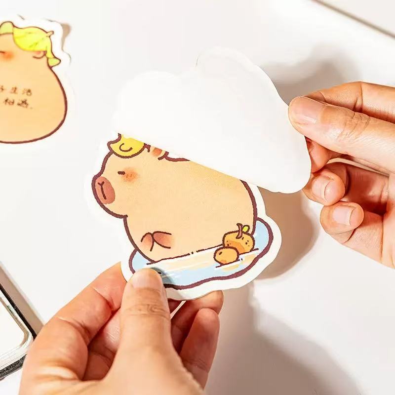 Capybara Relax Series Sticky Notes 30 Sheets
