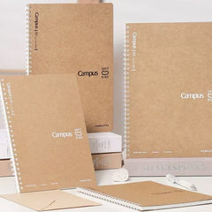 Campus Kraft Cove Soft Ring Notebook A5 8mm Ruled 21 Lines 50 Sheets