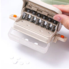 Adjustable Cream Colour 3/6 Hole Punch