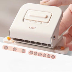 Adjustable Cream Colour 3/6 Hole Punch