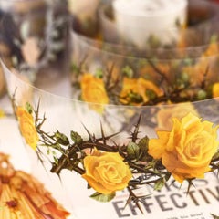 Thorn Rose PET Waterproof Decorative Tape 5cm × 2m