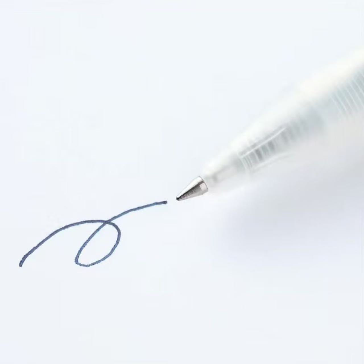 MUJI Smooth Gel Pen 0.5mm Navy Blue