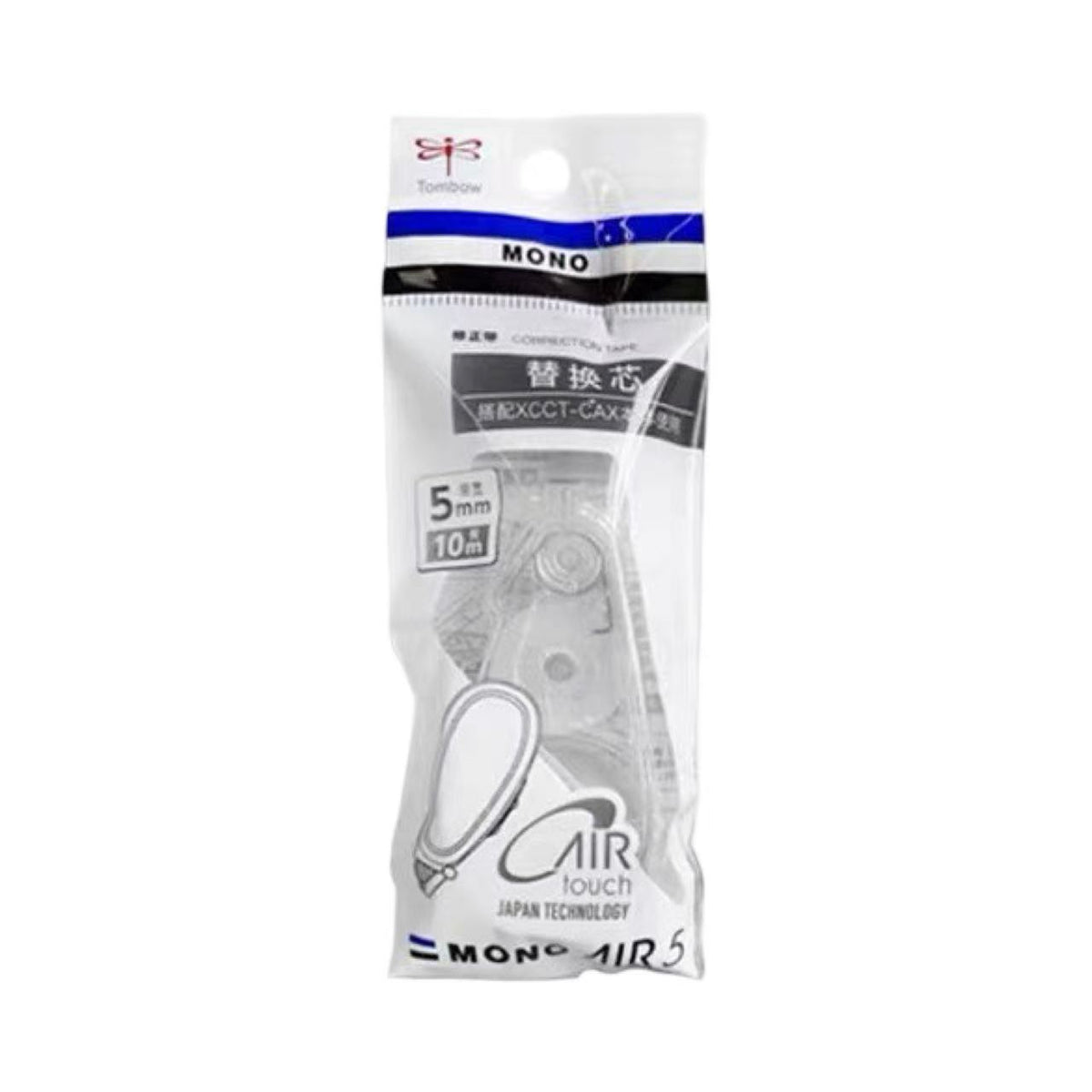 MONO AIR 5 Correction Tape 5mm x 10m Refill