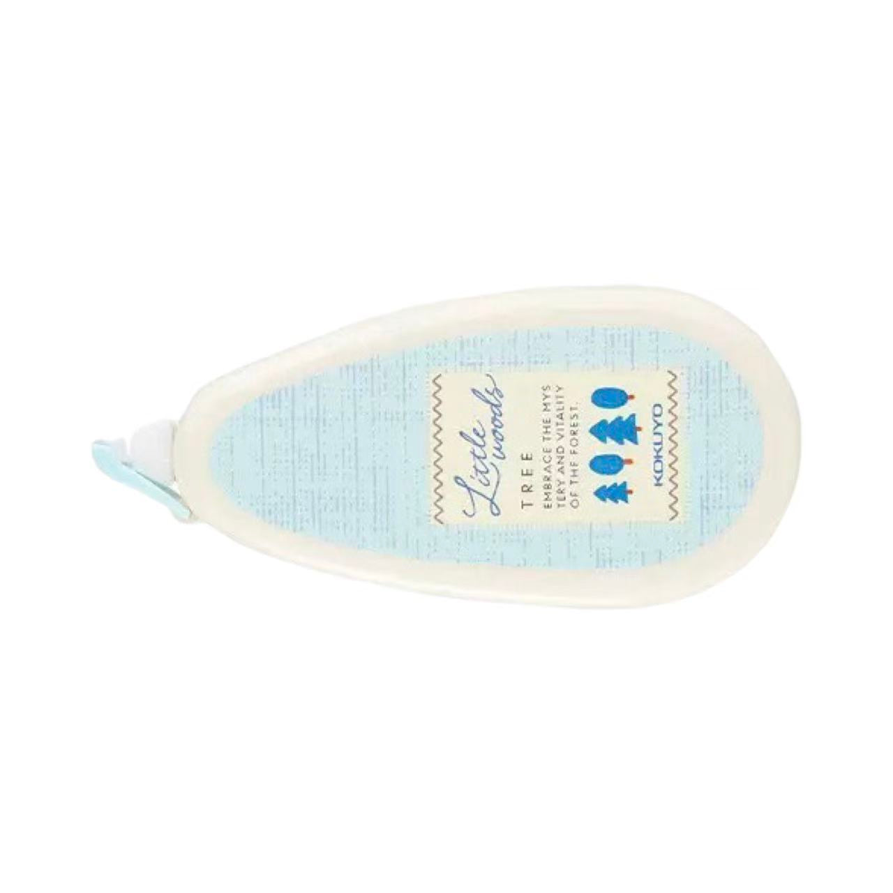 KOKUYO Campus Little Woods Correction Tape 5mm × 8m Cedar Blue