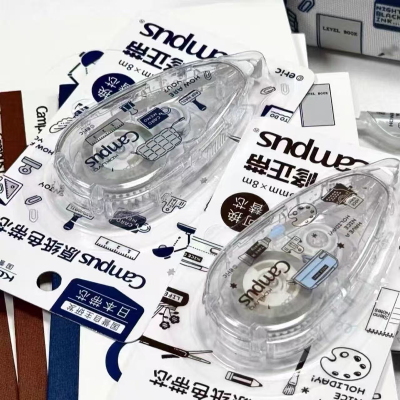 KOKUYO × Eric Limited Edition Correction Tape 5mm × 8m – Blue