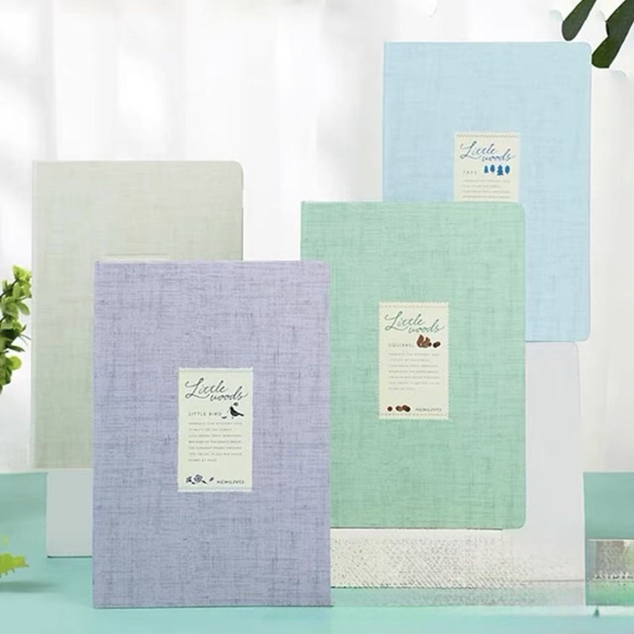 KOKUYO Little Woods Series Hardcover A5 Ruled Notebook – 100 Sheets
