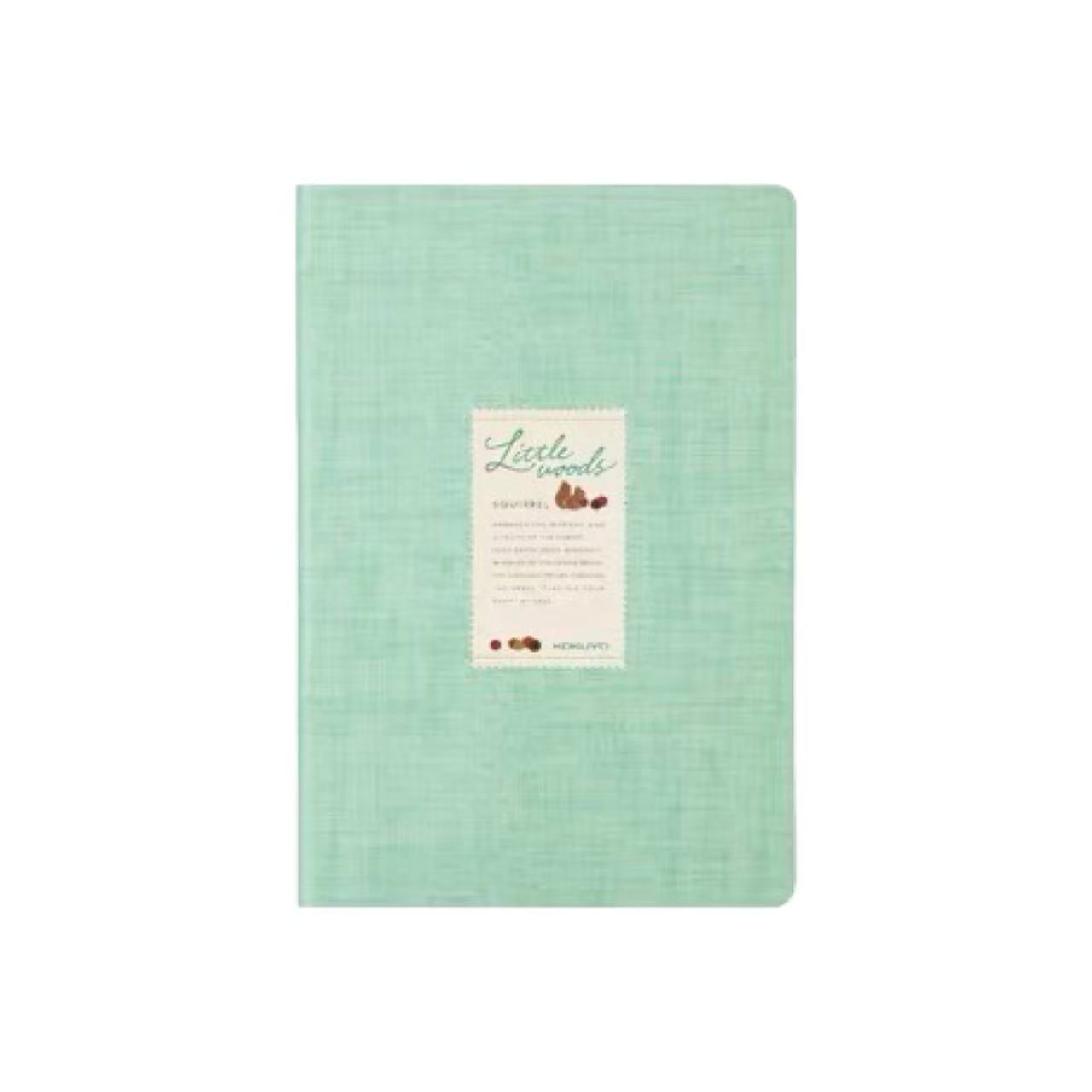 KOKUYO Little Woods Series Hardcover A5 Ruled Notebook – 100 Sheets