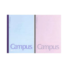Campus Soft Colour Series A5 8mm 21 Dotted Lines Notebook 40 Sheets Assorted